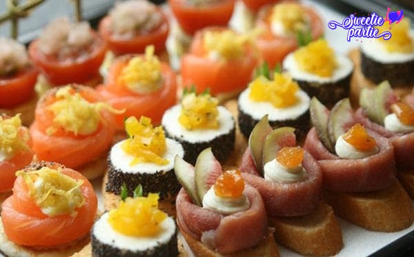 Lựa chọn món ăn rất quan trọng trong tiệc Finger Food